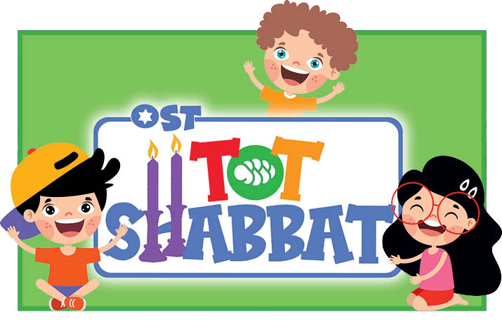 Join us on select Fridays to celebrate a Shabbat with a kid-friendly dinner at 5:00 pm, kid's service, crafts and other activities, such as story time. FREE event. Click image above for upcoming dates.