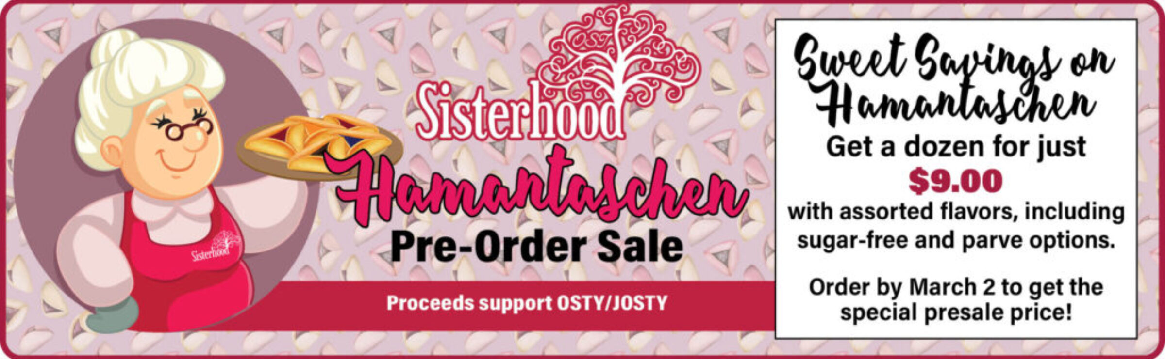 hamantaschen sale