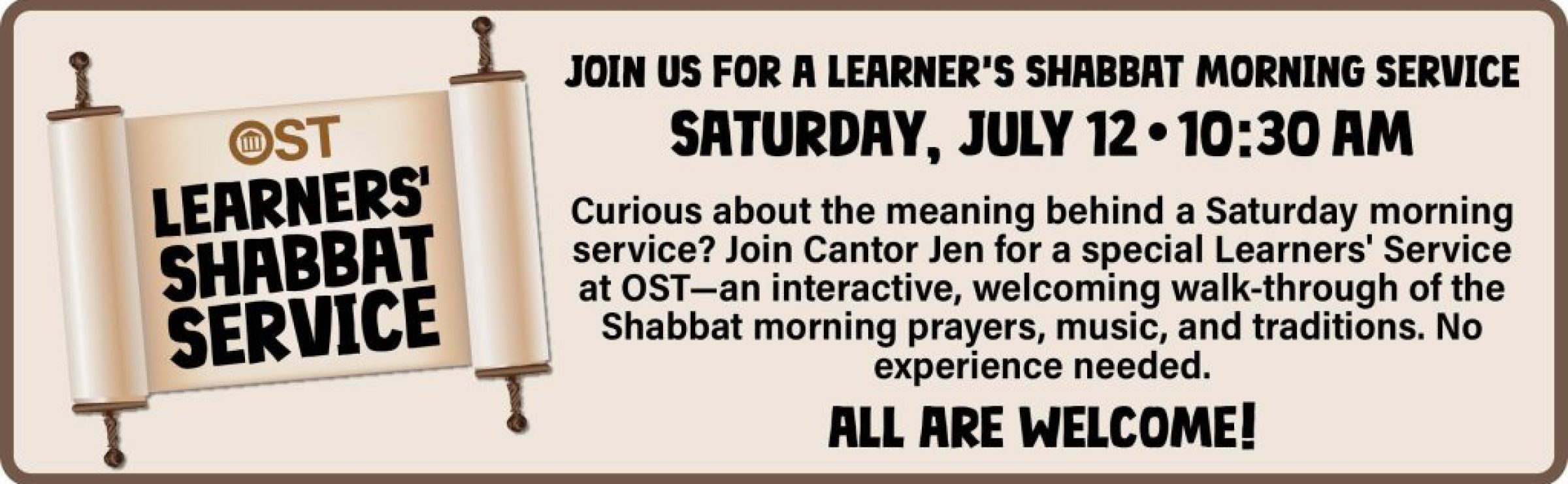 learners shabbat