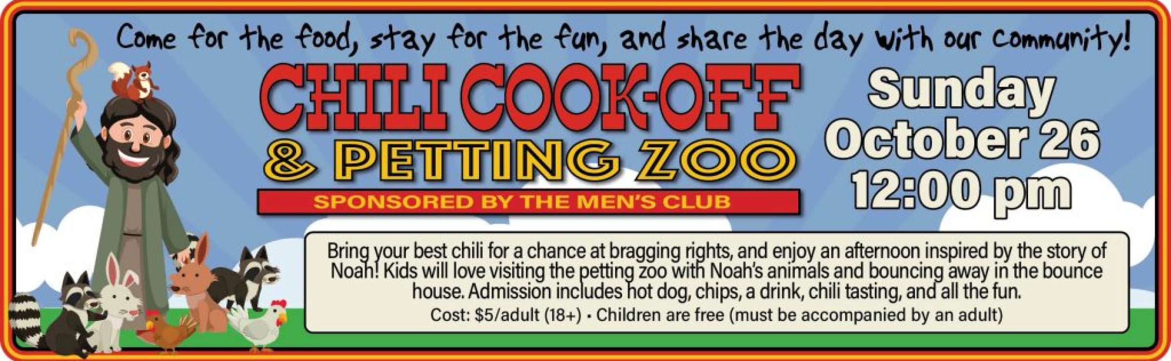 petting zoo chili cook off 25