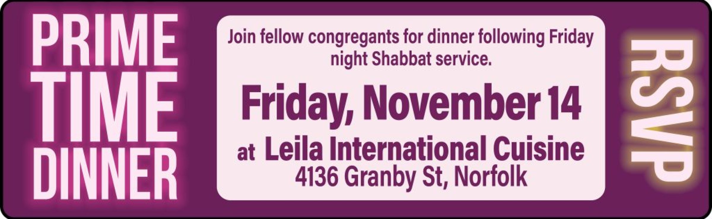 prime time dinner 11.14