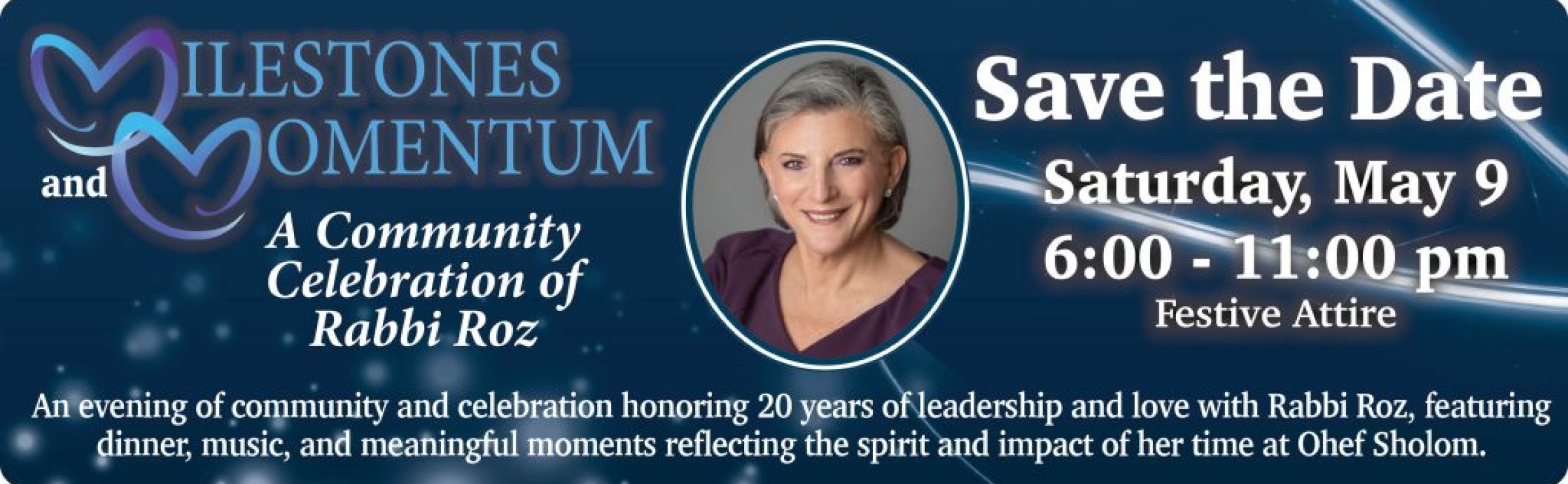 milestones & momentum save the date